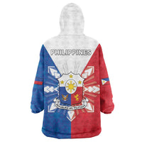 Philippines Filipinos Wearable Blanket Hoodie Jose Rizal Flag Style