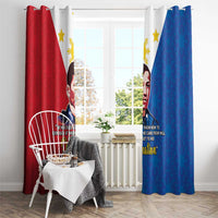 Philippines Filipinos Window Curtain Jose Rizal Flag Style