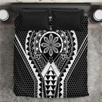 Philippines Batok Tribal Inspired Tattoo Black Bedding Set