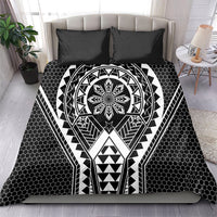 Philippines Batok Tribal Inspired Tattoo Black Bedding Set