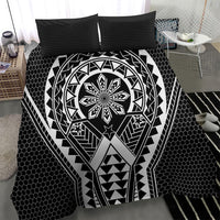 Philippines Batok Tribal Inspired Tattoo Black Bedding Set