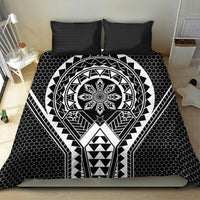 Philippines Batok Tribal Inspired Tattoo Black Bedding Set