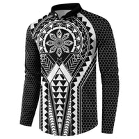 Philippines Batok Tribal Inspired Tattoo Black Button Sweatshirt