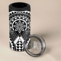 Philippines Batok Tribal Inspired Tattoo Black 4 in 1 Can Cooler Tumbler