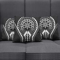 Philippines Batok Tribal Inspired Tattoo Black Pillow Cover