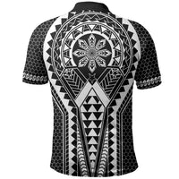 Philippines Batok Tribal Inspired Tattoo Black Polo Shirt