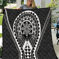Philippines Batok Tribal Inspired Tattoo Black Quilt
