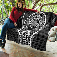 Philippines Batok Tribal Inspired Tattoo Black Quilt
