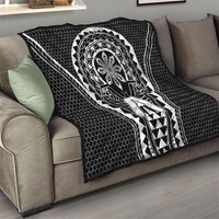 Philippines Batok Tribal Inspired Tattoo Black Quilt
