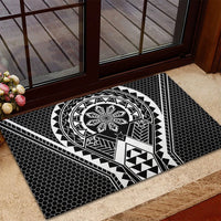 Philippines Batok Tribal Inspired Tattoo Black Rubber Doormat