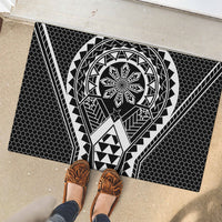 Philippines Batok Tribal Inspired Tattoo Black Rubber Doormat