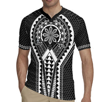 Philippines Batok Tribal Inspired Tattoo Black Rugby Jersey
