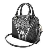 Philippines Batok Tribal Inspired Tattoo Black Shoulder Handbag