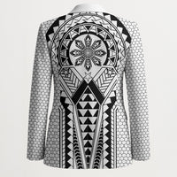 Philippines Batok Tribal Inspired Tattoo White Blazer