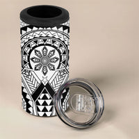 Philippines Batok Tribal Inspired Tattoo White 4 in 1 Can Cooler Tumbler