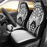 Philippines Batok Tribal Inspired Tattoo White Car Seat Cover