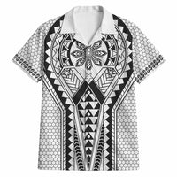 Philippines Batok Tribal Inspired Tattoo White Hawaiian Shirt