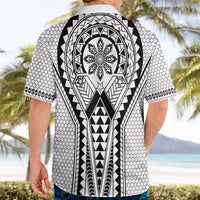 Philippines Batok Tribal Inspired Tattoo White Hawaiian Shirt