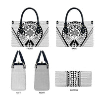Philippines Batok Tribal Inspired Tattoo White Leather Bag