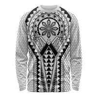 Philippines Batok Tribal Inspired Tattoo White Long Sleeve Shirt