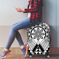 Philippines Batok Tribal Inspired Tattoo White Luggage Cover