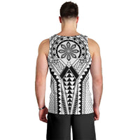 Philippines Batok Tribal Inspired Tattoo White Men Tank Top