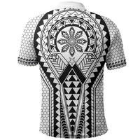 Philippines Batok Tribal Inspired Tattoo White Polo Shirt