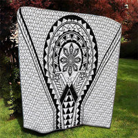 Philippines Batok Tribal Inspired Tattoo White Quilt