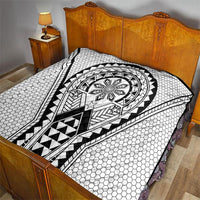 Philippines Batok Tribal Inspired Tattoo White Quilt