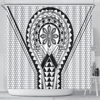 Philippines Batok Tribal Inspired Tattoo White Shower Curtain