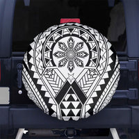 Philippines Batok Tribal Inspired Tattoo White Spare Tire Cover