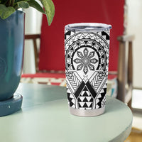 Philippines Batok Tribal Inspired Tattoo White Tumbler Cup