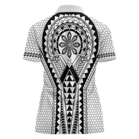 Philippines Batok Tribal Inspired Tattoo White Women Polo Shirt