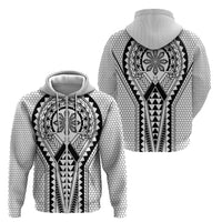Philippines Batok Tribal Inspired Tattoo White Zip Hoodie