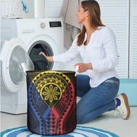 Philippines Batok Tribal Inspired Tattoo Laundry Basket