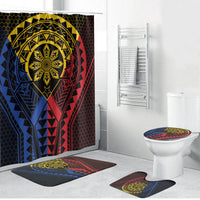 Philippines Batok Tribal Inspired Tattoo Bathroom Set