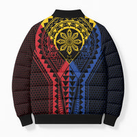 Philippines Batok Tribal Inspired Tattoo Bomber Puffer Jacket