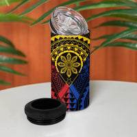 Philippines Batok Tribal Inspired Tattoo 4 in 1 Can Cooler Tumbler
