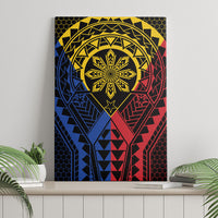 Philippines Batok Tribal Inspired Tattoo Canvas Wall Art