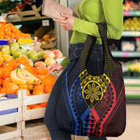 Philippines Batok Tribal Inspired Tattoo Grocery Bag