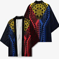 Philippines Batok Tribal Inspired Tattoo Kimono