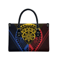 Philippines Batok Tribal Inspired Tattoo Leather Bag