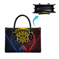 Philippines Batok Tribal Inspired Tattoo Leather Bag