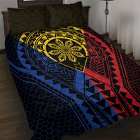 Philippines Batok Tribal Inspired Tattoo Quilt Bed Set
