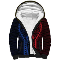 Philippines Batok Tribal Inspired Tattoo Sherpa Hoodie