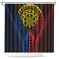 Philippines Batok Tribal Inspired Tattoo Shower Curtain