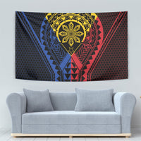 Philippines Batok Tribal Inspired Tattoo Tapestry