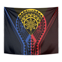 Philippines Batok Tribal Inspired Tattoo Tapestry