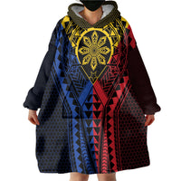 Philippines Batok Tribal Inspired Tattoo Wearable Blanket Hoodie