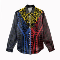 Philippines Batok Tribal Inspired Tattoo Women Casual Shirt